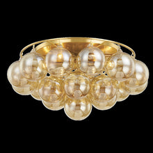 Mimi Flush Mount, Aged Brass