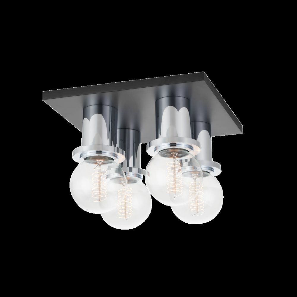 Brandi Flush Mount, Polished Chrome