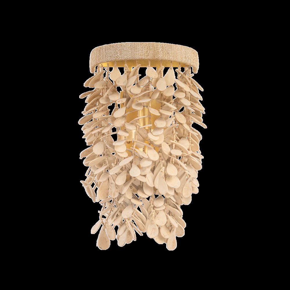 Naxos Wall Sconce, Vintage Gold Leaf