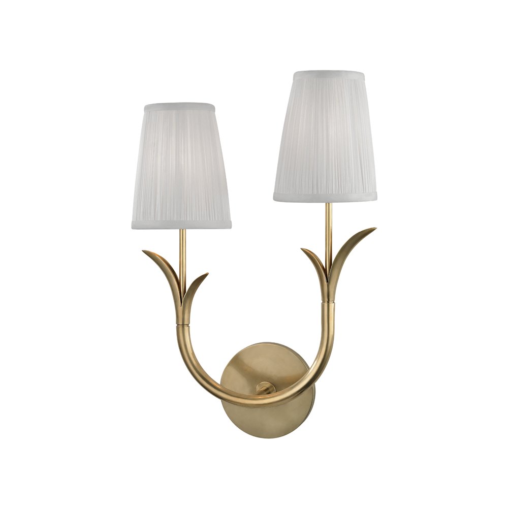 Deering Wall Sconce, Aged Brass