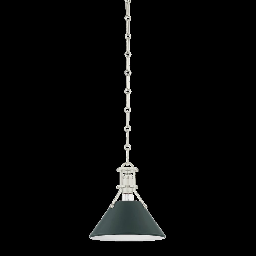 Painted No.2 Pendant, Polished Nickel