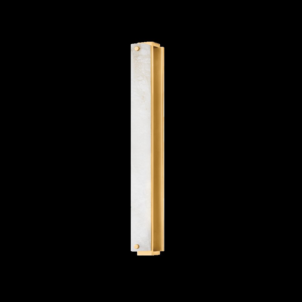 Edgemere Wall Sconce, Aged Brass