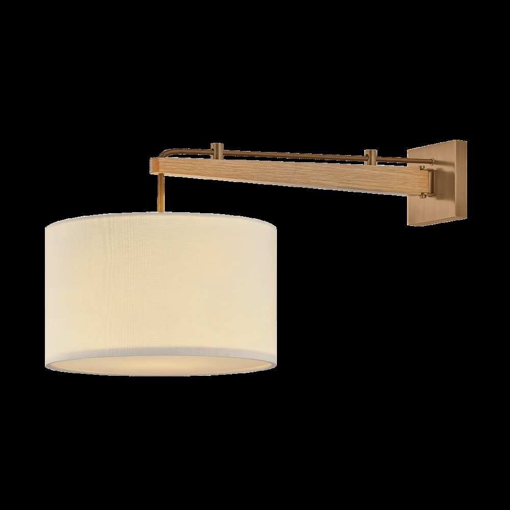 Mailo Wall Sconce, Patina Brass