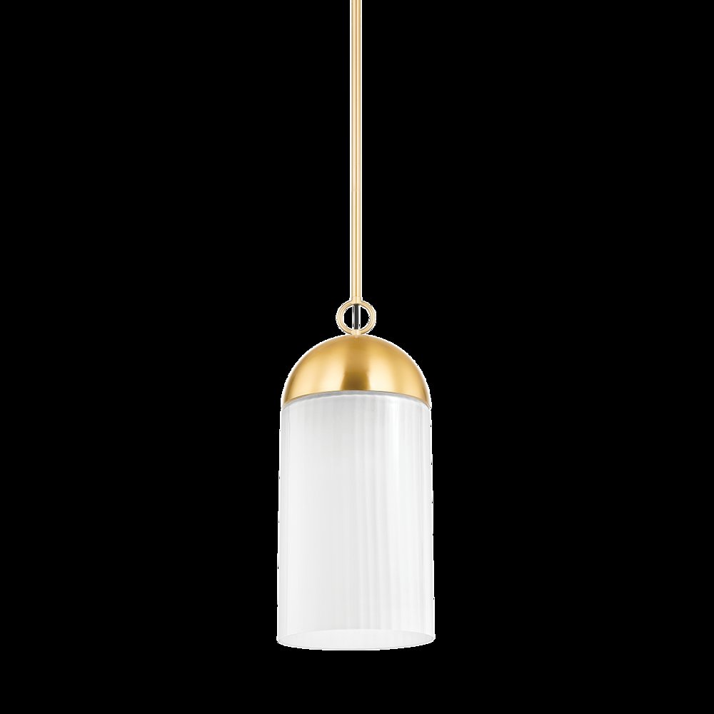Emory Pendant, Aged Brass