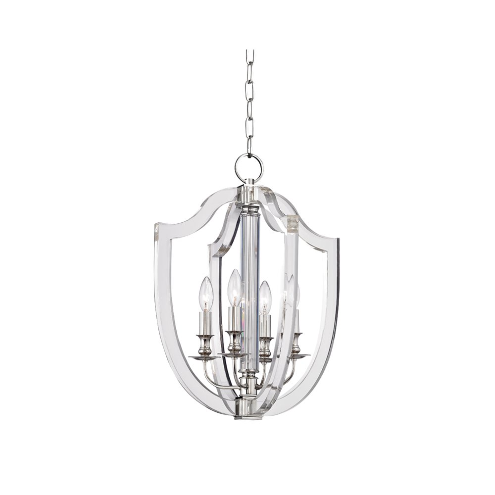 Arietta Pendant, Polished Nickel