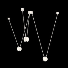 Yo Yo Pendant, Natural Anodized With White Shade