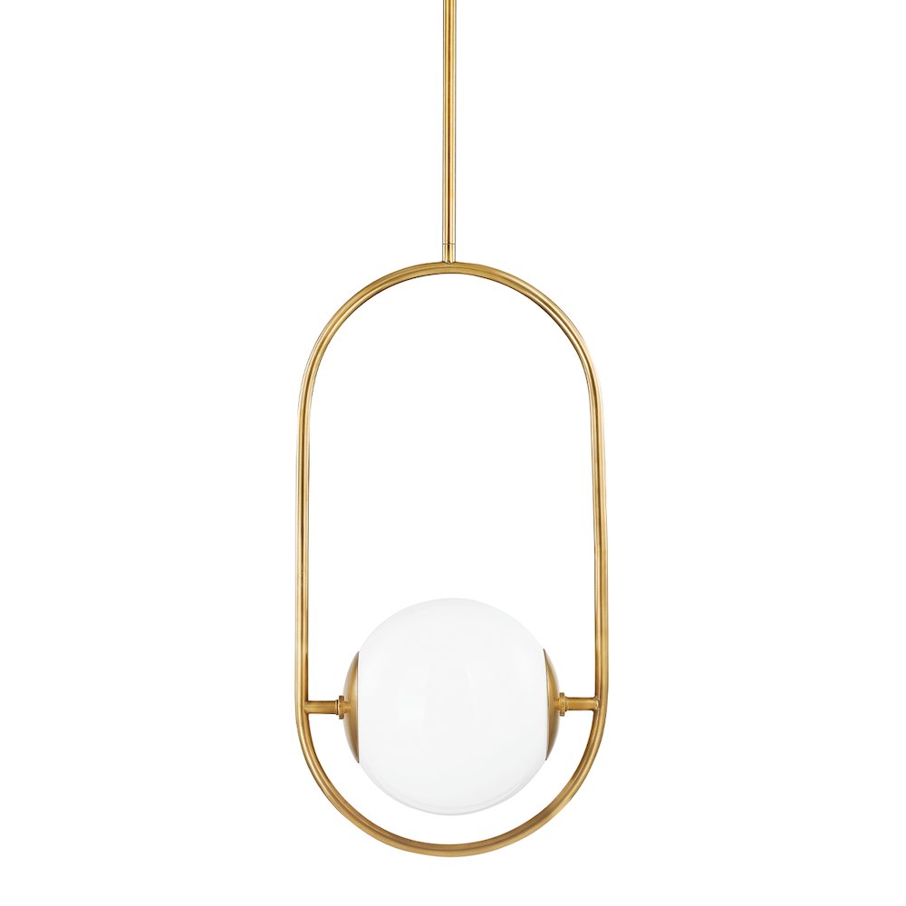 Everley Pendant, Vintage Brass