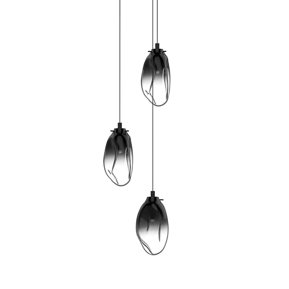 Liquid Pendant, Satin Black