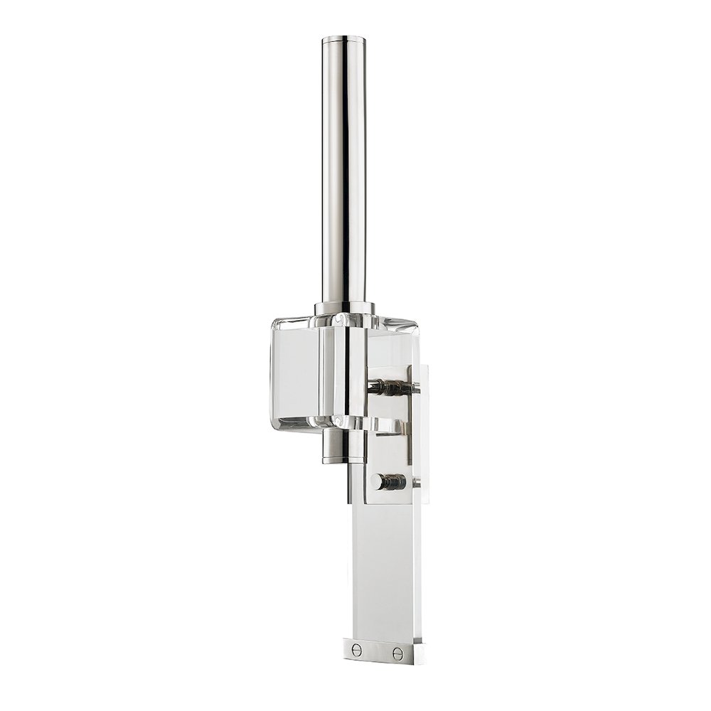 Hillcrest Wall Sconce, Polished Nickel