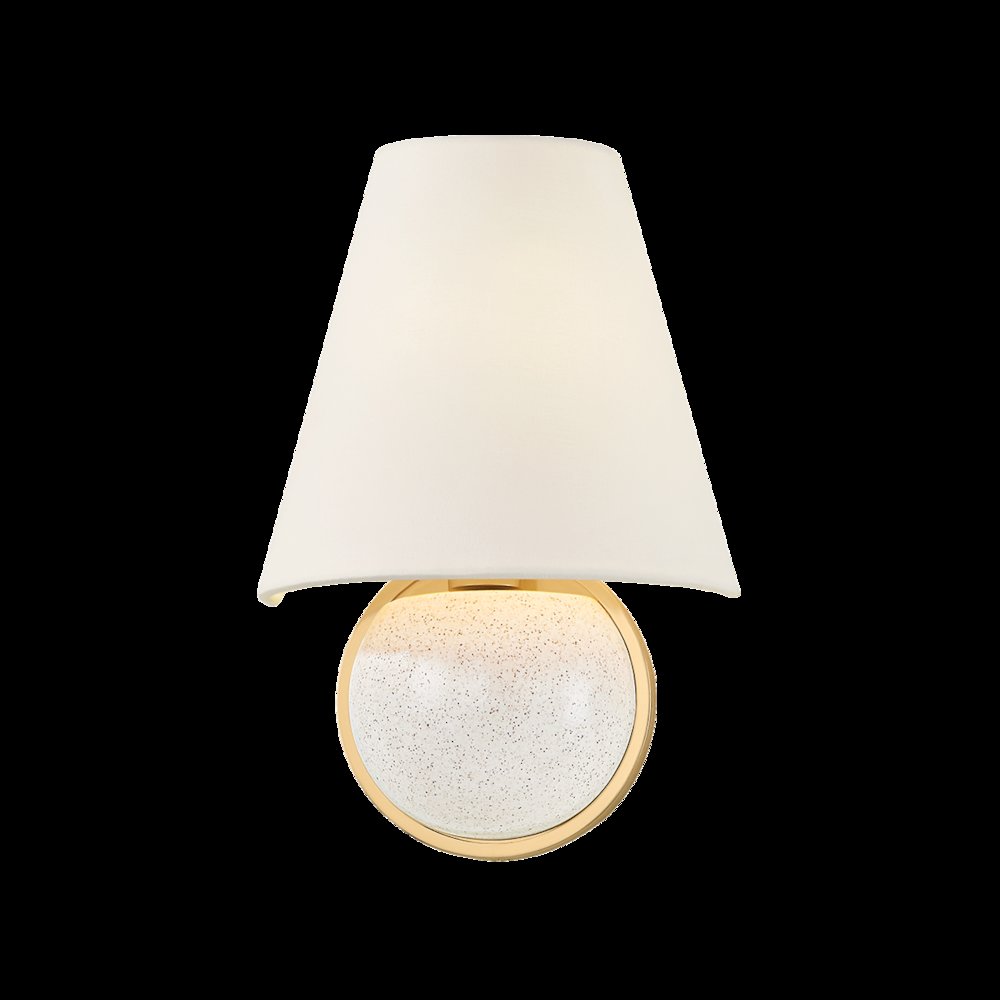 Marlena Wall Sconce, Aged Brass