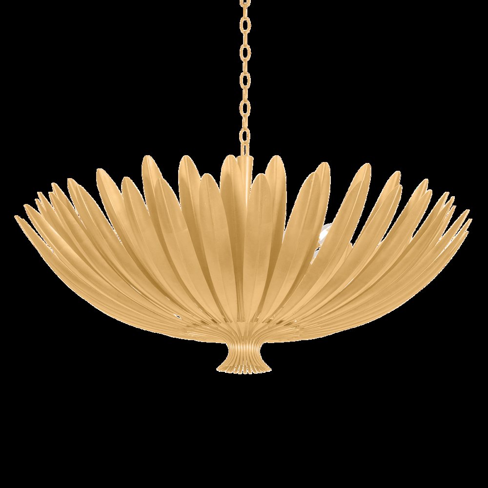 Whitfield Chandelier, Vintage Gold Leaf