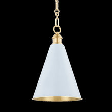 Fenimore Pendant, Aged Brass