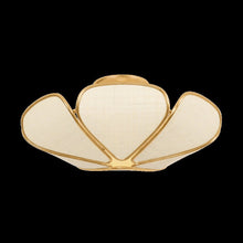 Bayville Semi Flush, Vintage Gold Leaf
