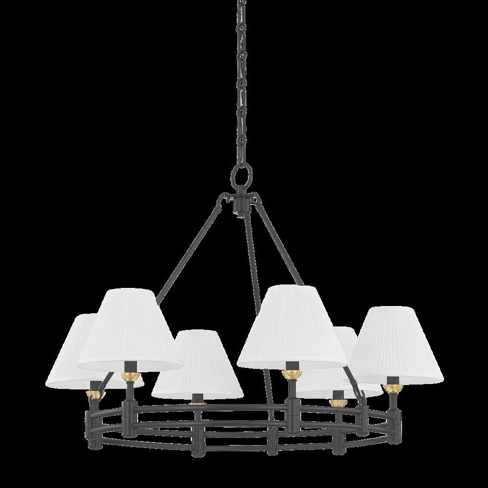Howard Chandelier, Aged Brass