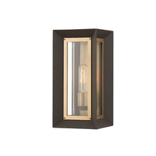 Lowry Exterior Wall Sconce, Textured Bronze