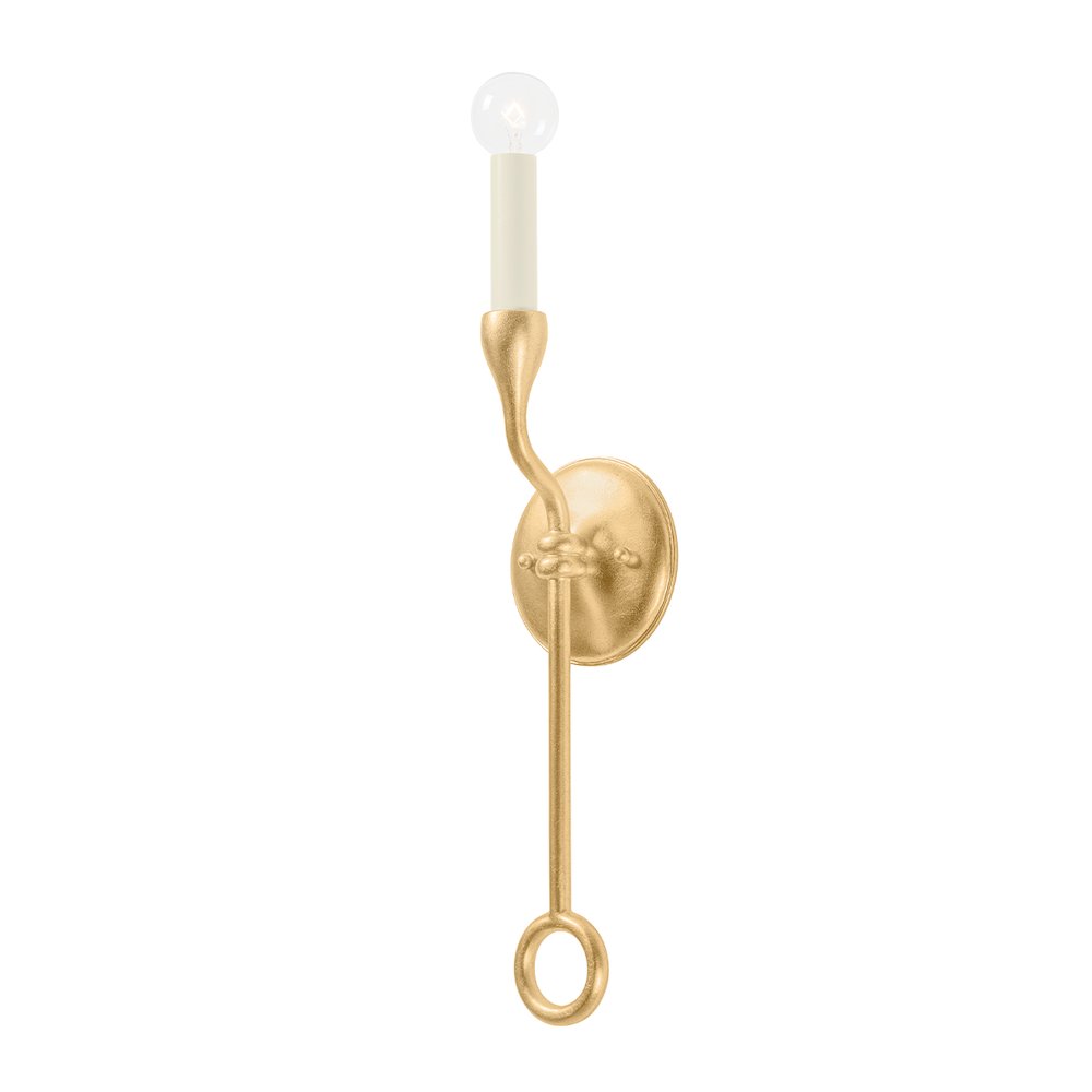 Orson Wall Sconce, Vintage Gold Leaf