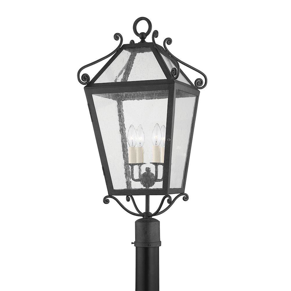 Santa Barbara County Exterior Post, French Iron
