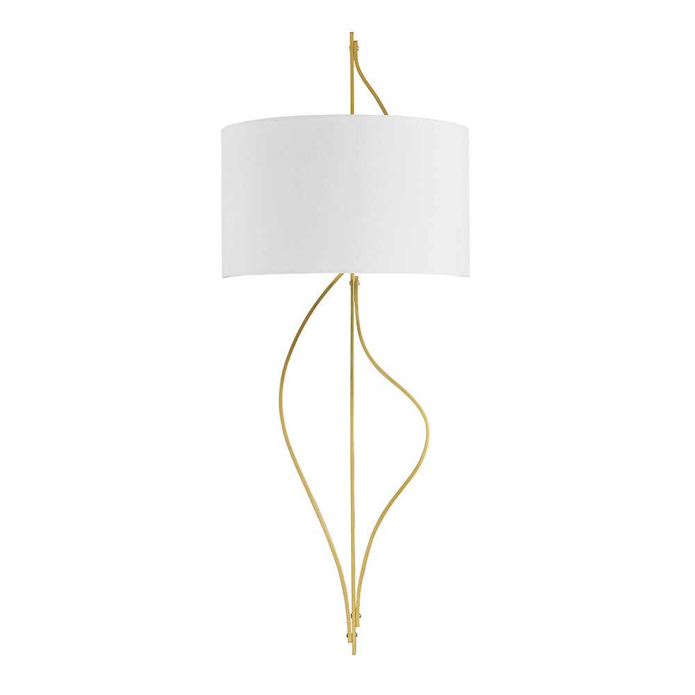 Akina Wall Sconce, Vintage Brass