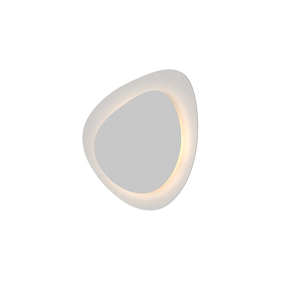 Abstract Panels Wall Sconce, Texture White