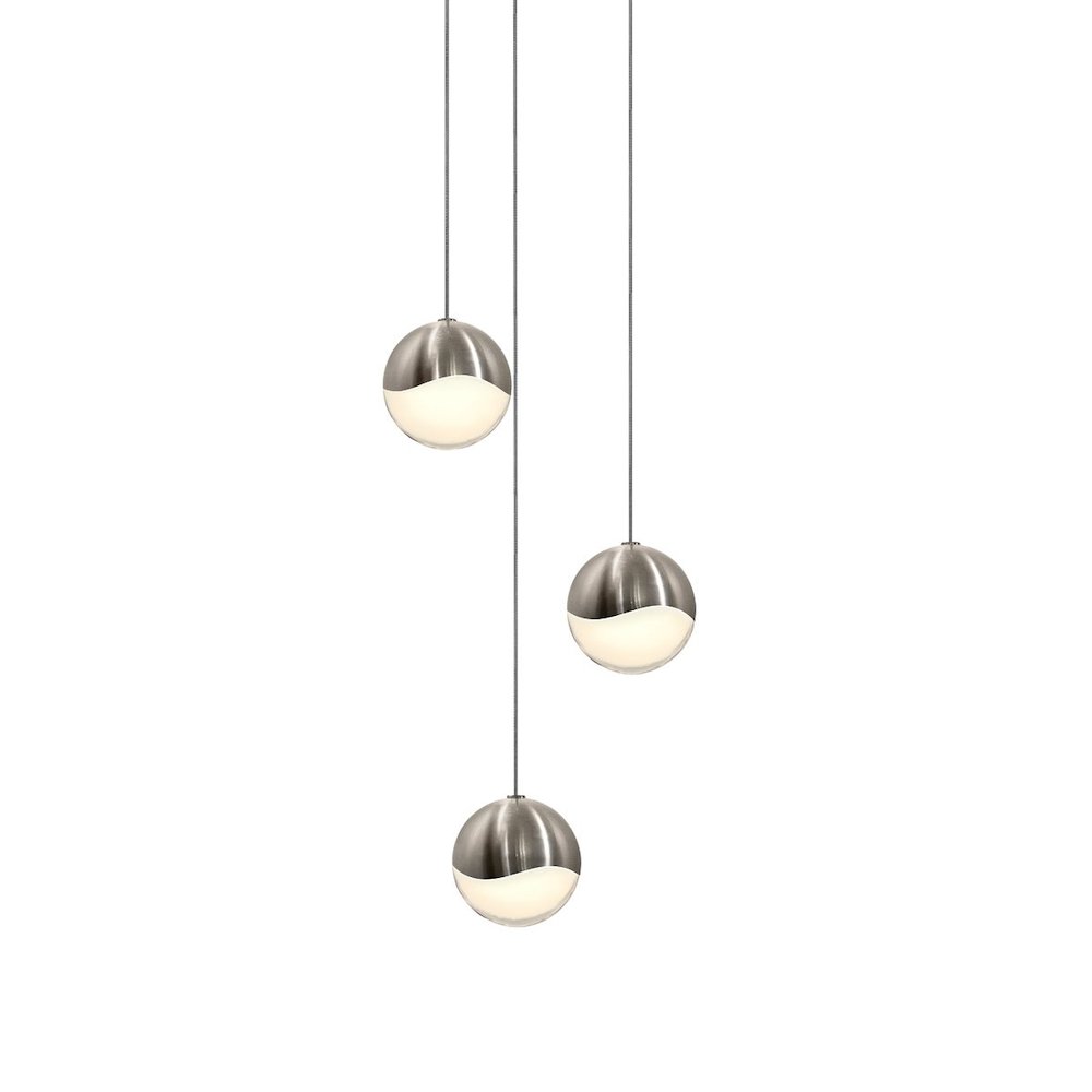 Grapes Pendant, Satin Nickel
