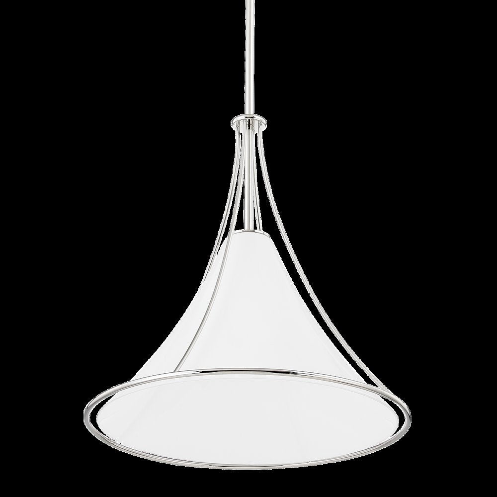 Madelyn Pendant, Polished Nickel