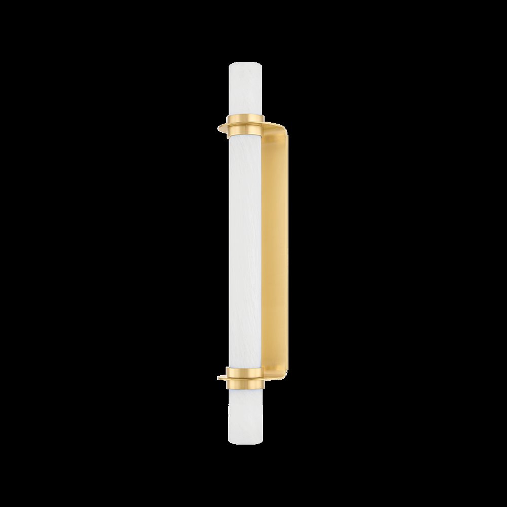 Groveland Station Wall Sconce, Aged Brass