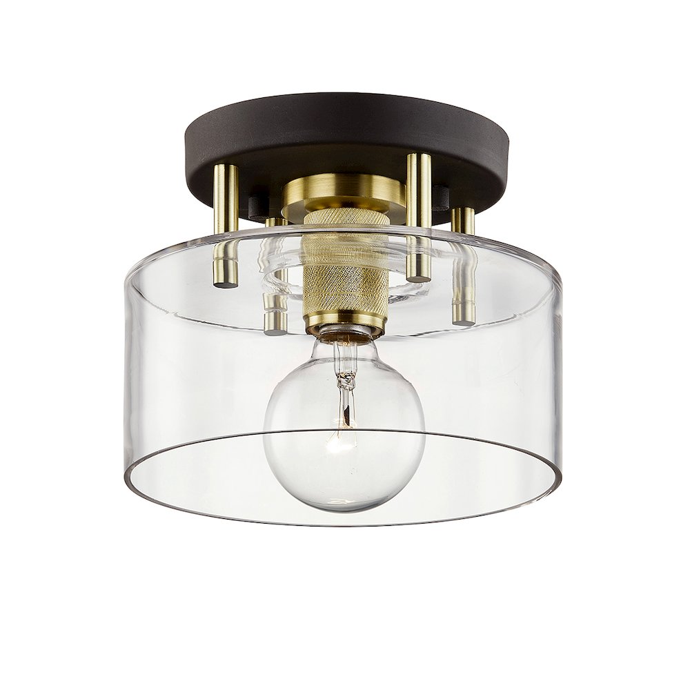 Bergamot Station Semi Flush, Bronze