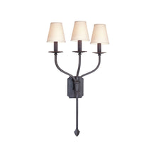 La Brea Wall Sconce, Textured Iron