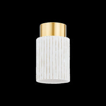 Corissa Flush Mount, Aged Brass