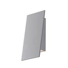 Angled Plane Wall Sconce, Textured Gray