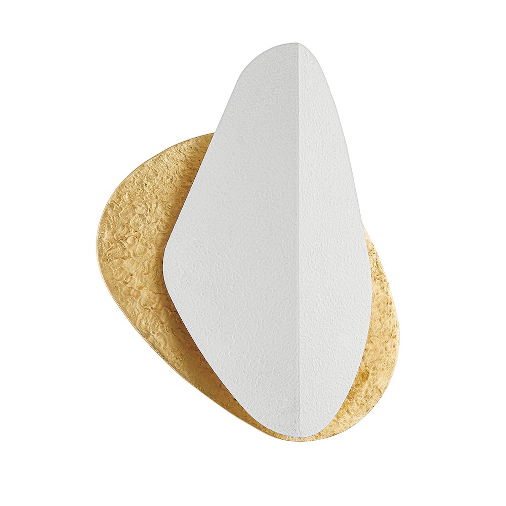 Oslo Wall Sconce, Vintage Gold Leaf