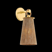 Lauz Wall Sconce, Aged Brass