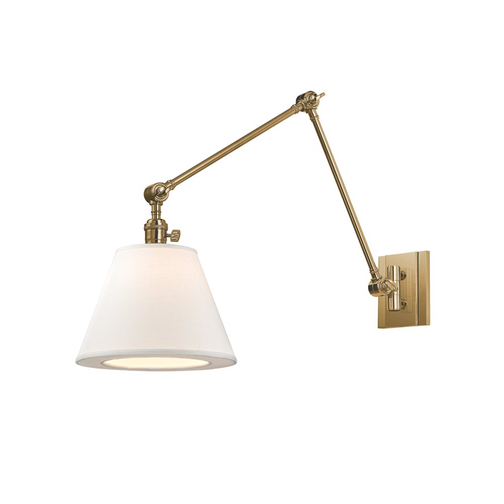 Hillsdale Wall Sconce, Aged Brass