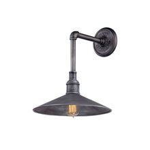 Toledo Exterior Wall Sconce, Old Silver