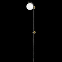 Faye Plug-In Sconce, Aged Brass