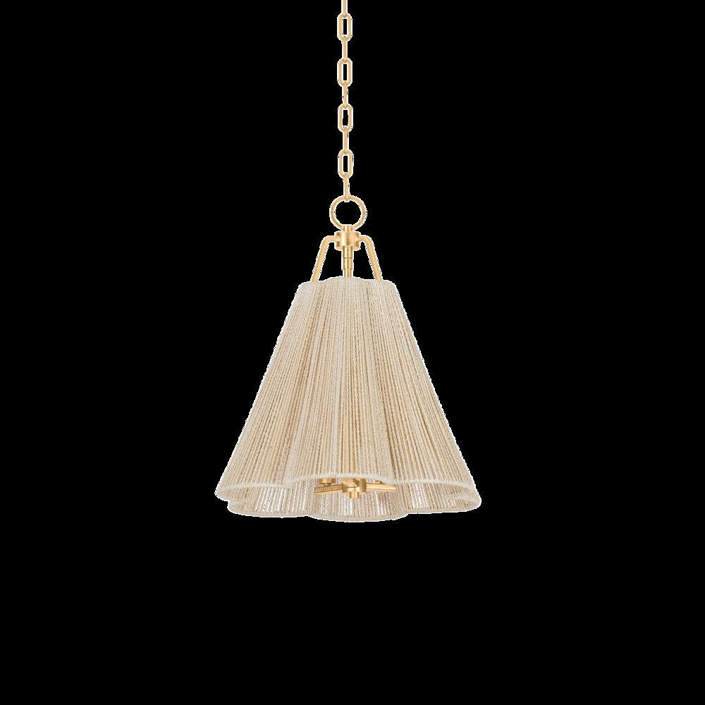 Sonoma Pendant, Vintage Gold Leaf