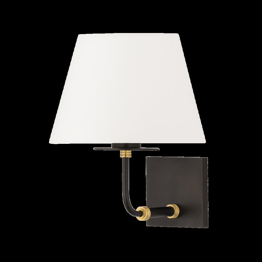 Crown Heights Wall Sconce, Aged Brass