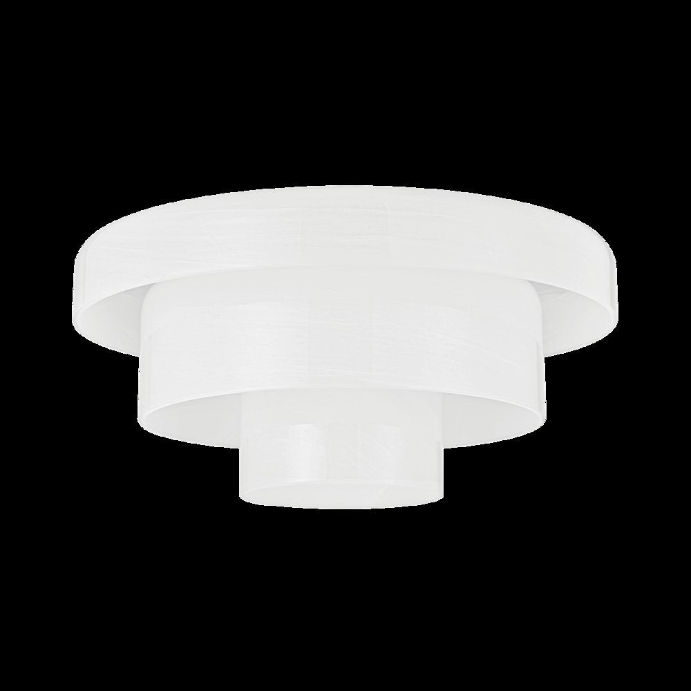 Port Richmond Flush Mount, Aged Brass