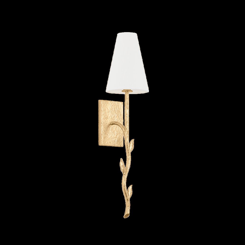 Elwyn Wall Sconce, Vintage Gold Leaf