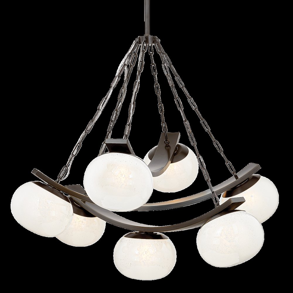 Duxbury Chandelier, Distressed Bronze