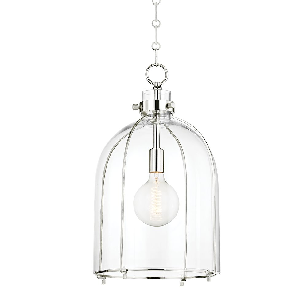 Eldridge Pendant, Polished Nickel