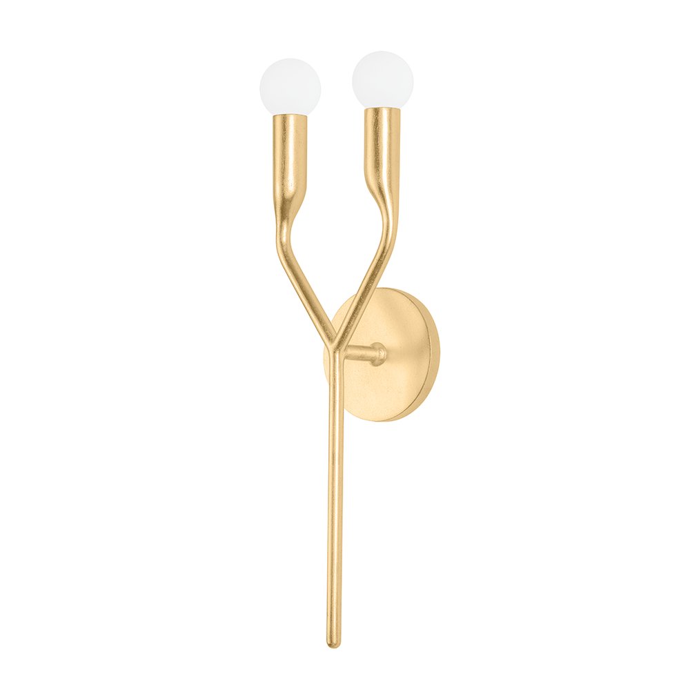 Norman Wall Sconce, Vintage Gold Leaf