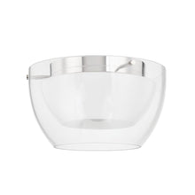 Dutton Flush Mount, Polished Nickel