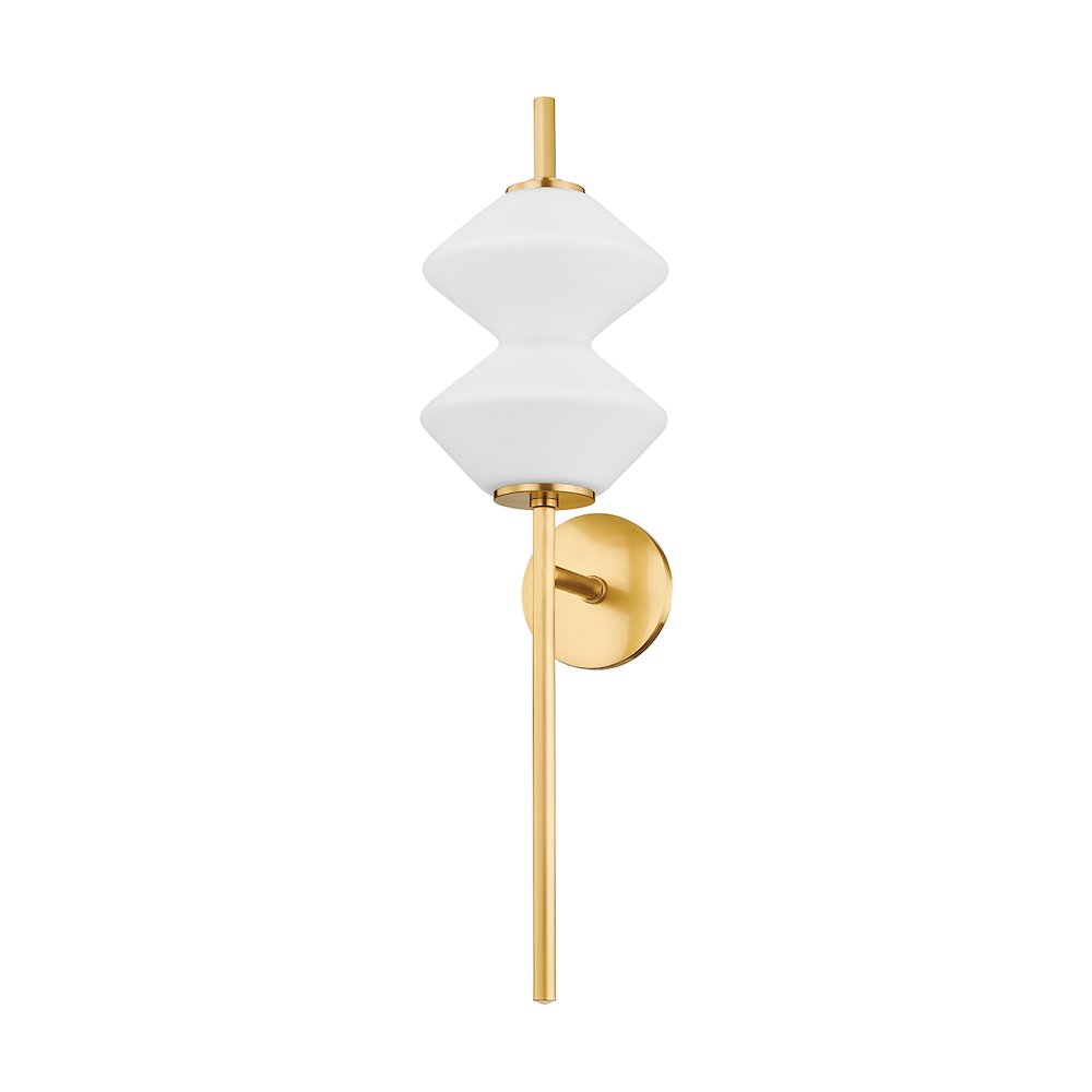 Barrow Wall Sconce, Aged Brass