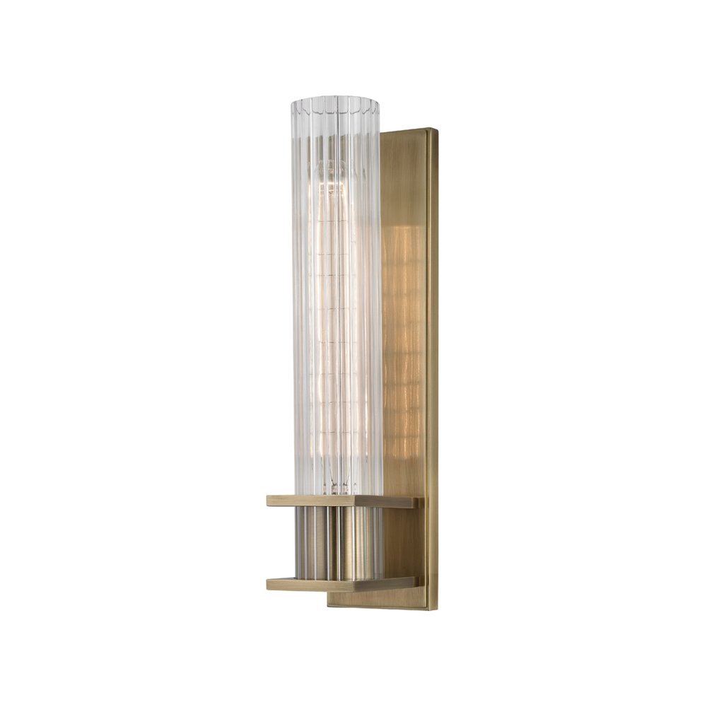 Sperry Wall Sconce, Aged Brass