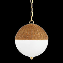 Summer Pendant, Aged Brass