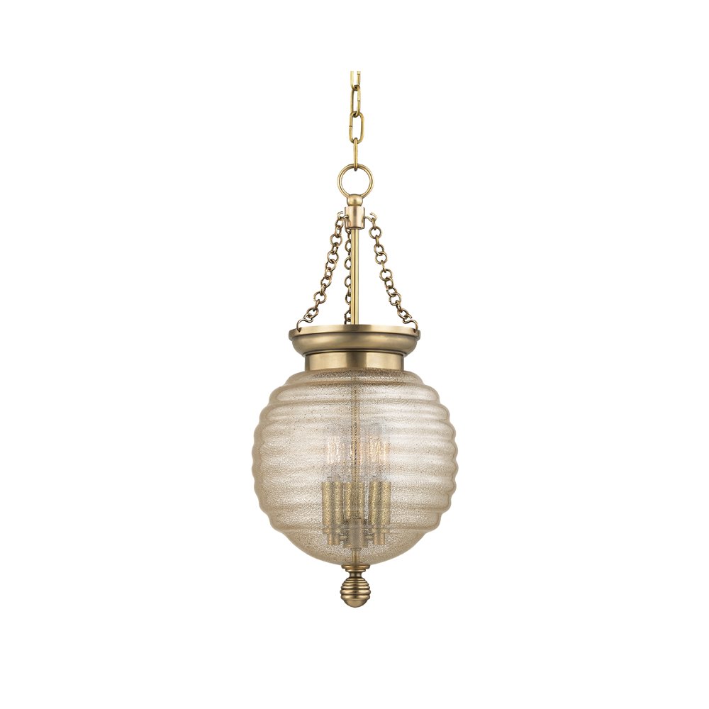 Coolidge Pendant, Aged Brass