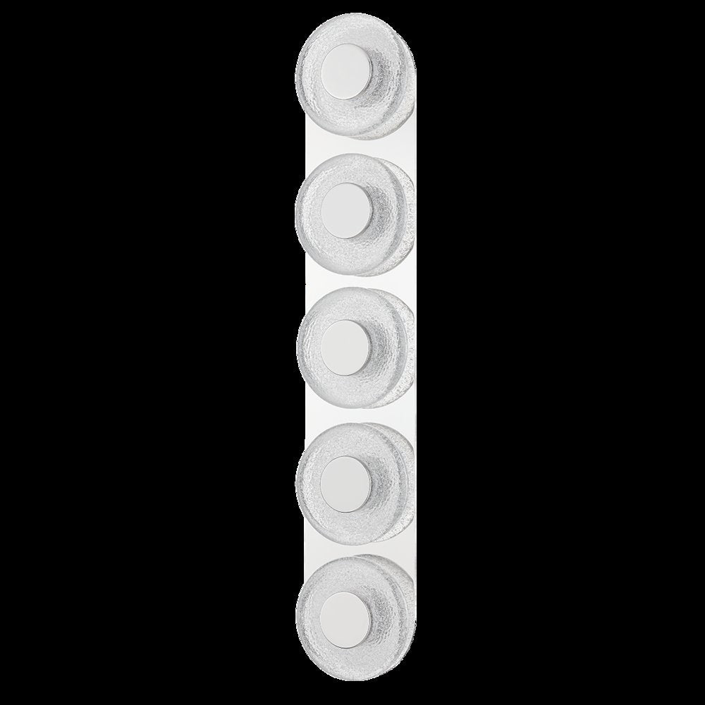 Pearl Wall Sconce, Polished Nickel