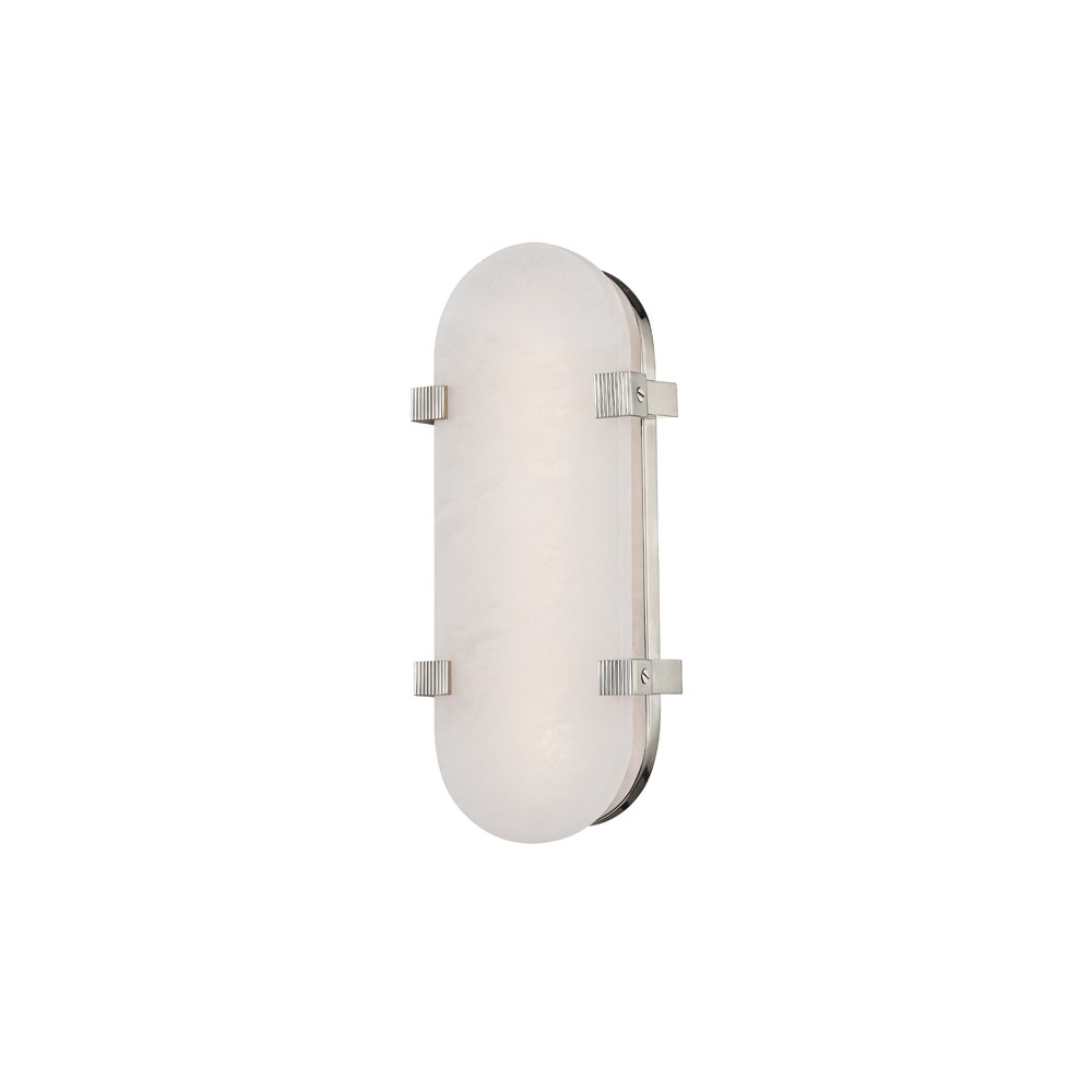 Skylar Wall Sconce, Polished Nickel