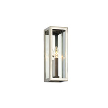 Morgan Exterior Wall Sconce, Bronze With Polished Stainless